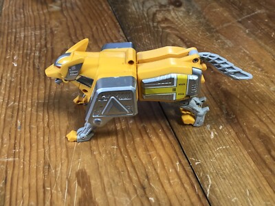 VTG 1998 Power Rangers Lost Galaxy Deluxe Megazord Yellow Wolf Zord Bandai