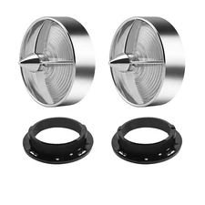 3 1/4" Turn Signal Light Covers Screw-in Clear Lens For Harley Heritage Softail