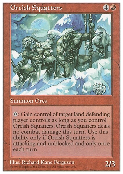 ORCISH SQUATTERS mtg LP 5th Edition 1 Rare