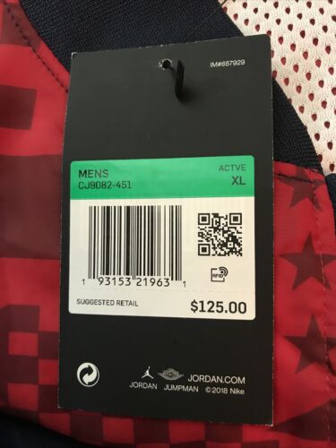 Nike Air Jordan Flight Legacy FIBA Jacket Red/White/Blue CJ9082-451 Men’s Sz XL - Picture 4 of 9