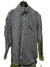 Club Room Mens Dress Shirt Size 16 L Button-Front 55