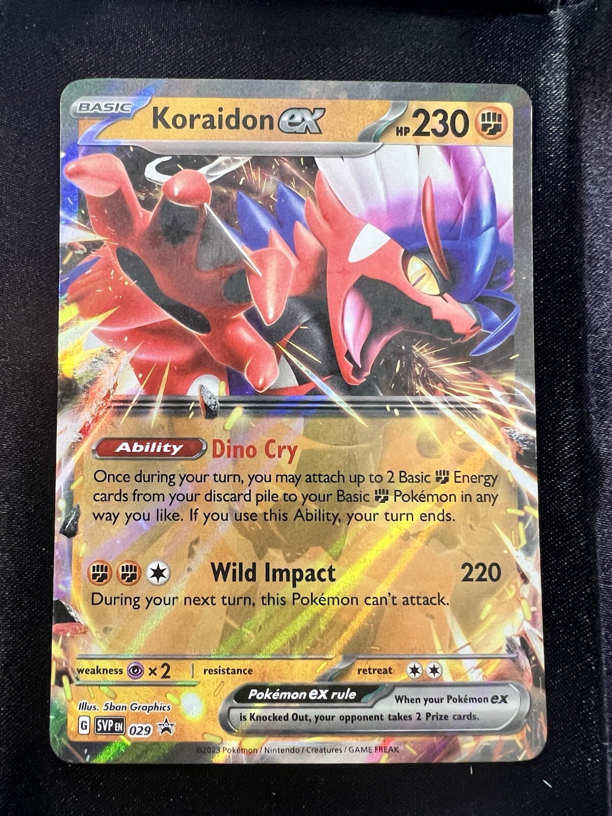 Koraidon ex Black Star Promo SVP 029 Pokemon Scarlet & Violet NM