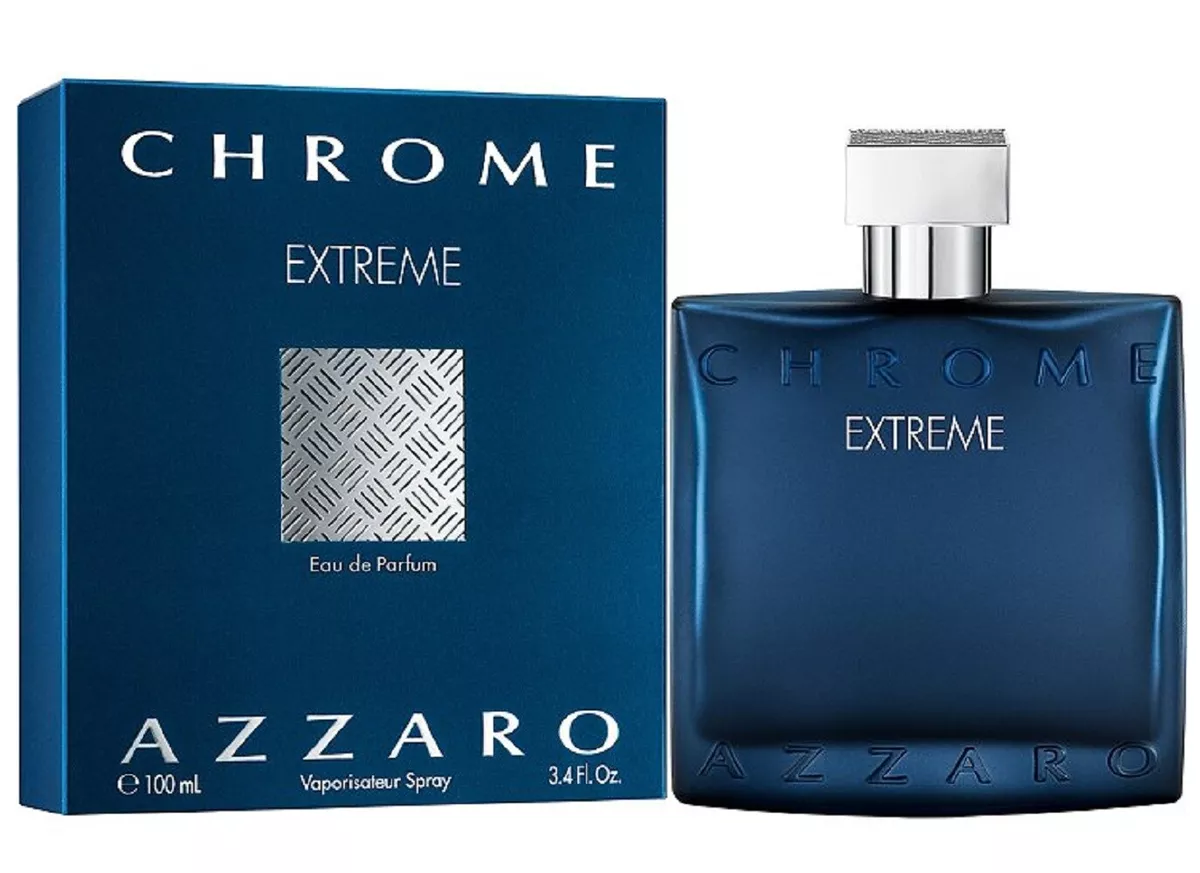 AZZARO CHROME EXTREME * Azzaro 3.4 oz / 100 ml Eau De Parfum Men Cologne  Spray