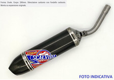 Scalvini HM 125 Rotax (08-16) - Silenziatore Marmitta Scarico Full Carbon