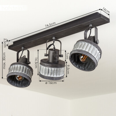 Deckenleuchte Holz Deckenleuchte Wohnzimmer Eiche Rund Holz Lampe Leuchte Deckenlampe Holz