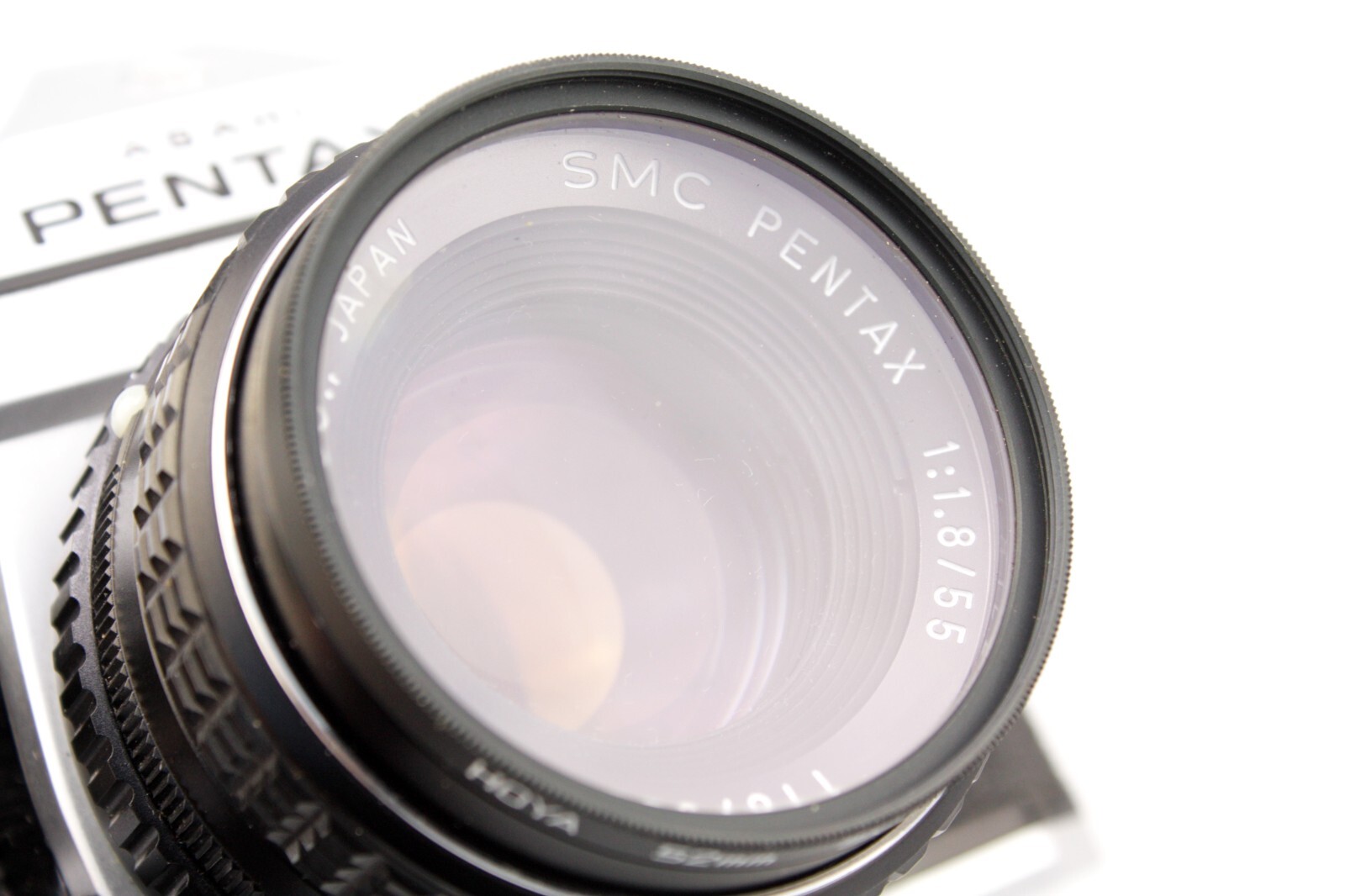 Pentax KM 35mm SLR Film Camera + 55mm f/1.8 SMC Pentax Lens *Meter not