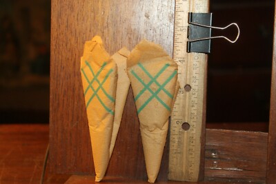 Vintage  Toy Napkins Folded Set of Two 