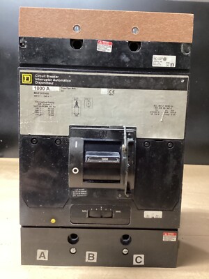 SQUARE D MHP361000 CIRCUIT BREAKER 1000A #106G110PR7*CO