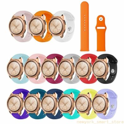 For Samsung Galaxy Watch Active 2 40mm 44mm 42mm 41mm Silicone Wrist Band Strap