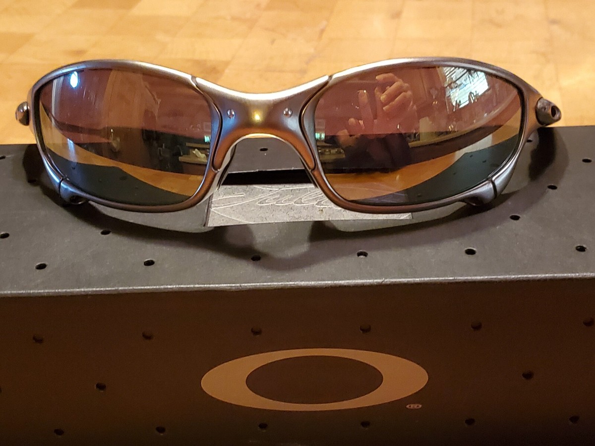Oakley JULIET Plasma Emerald Titanium Glasses. | eBay