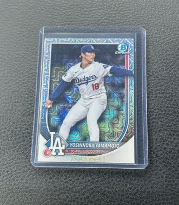 2025 Bowman Chrome Yoshinobu Yamamoto Mojo Refractor | eBay