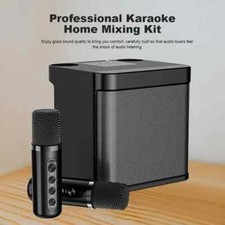 Wireless Bluetooth Speakers with 2 Microphone Karaoke Portable Singing Machine
