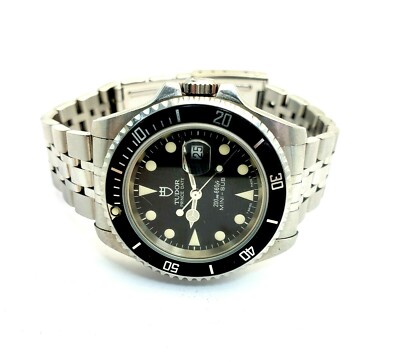 Tudor Prince Date Mini Sub 73190 Vintage Automatic Watch Black Dial 34MM $3999
