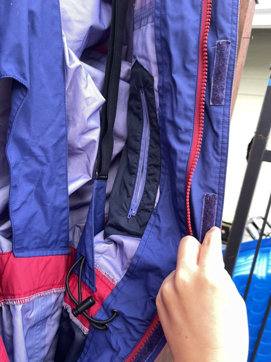 （超美品）Patagonia スノーボードウエア Vintage Patagonia Snow Ski Suit, Unisex Medium Red With Blue