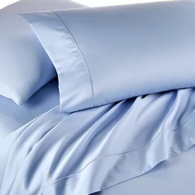 new Charter Club Sleep Luxe 800 Thread Count Cotton Queen Sheet Set in POOL BLUE