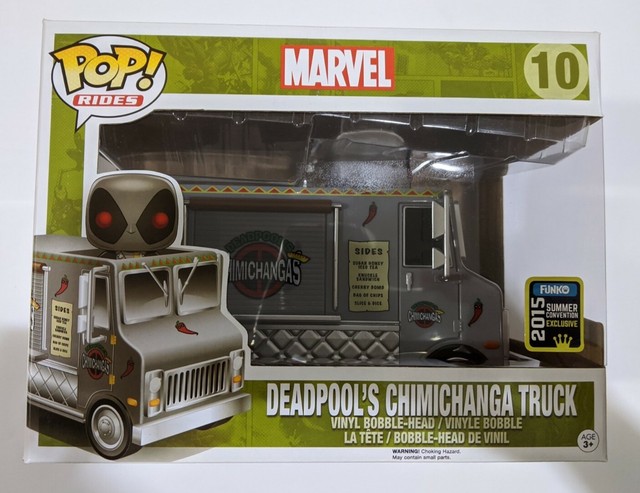 funko deadpool chimichanga truck
