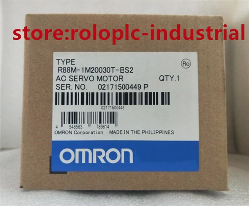 New In Box Original Omron R88M-1M20030T-BS2 Servo Motor R88M-1M20030T-BS2