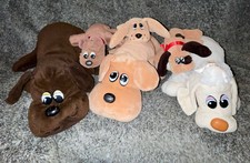 Vintage Pound Puppies Newborn Plush Toys - Tonka 1986 Lot of Six