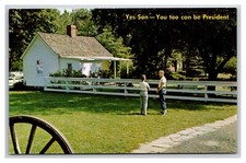 Herbert Hoover Birthplace West Branch Iowa IA UNP Chrome Postcard XB1