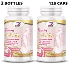 PUERARIA MIRIFICA GOLD PLUS KWAO KRUA 120 Capsules Natural ORGANIC 2 BOTTLES 