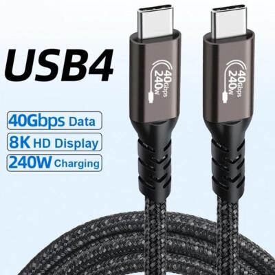 Für Thunderbolt USB4 Datenleitung TypC Kabel 8K Projektion PD 240w Schnellladung