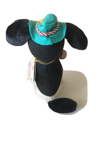 Auténtico animal de peluche Dakin Dream Pets Bernard perro blanco y negro 46171 nuevo con etiquetas - Imagen 6 de 12