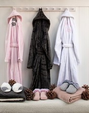NEW! LIGHT PINK PLUSH SPA BATH ROBE Small-XLarge GREAT GIFT