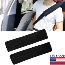 Black Harness Comfortable Car Safety Seat Belt Shoulder Pads Cover Cushion Pad