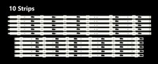 BN96-50313A BN96-50314A QN65Q60TAFXZA CB01 LED 10 Strips FULL SET
