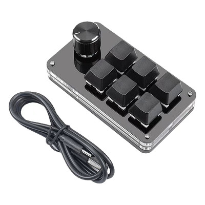 Programming Mini Macro Custom Knob Keyboard 6 Key Copy Paste Button Gaming