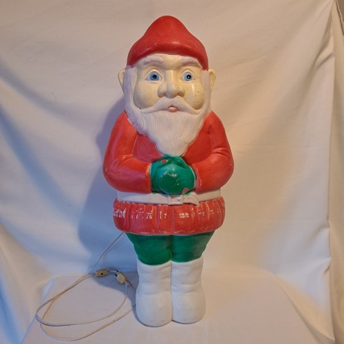 Vintage 1990 Blow Mold Elf Union Products Pair Christmas 27" Don Featherstone - Picture 3 of 16