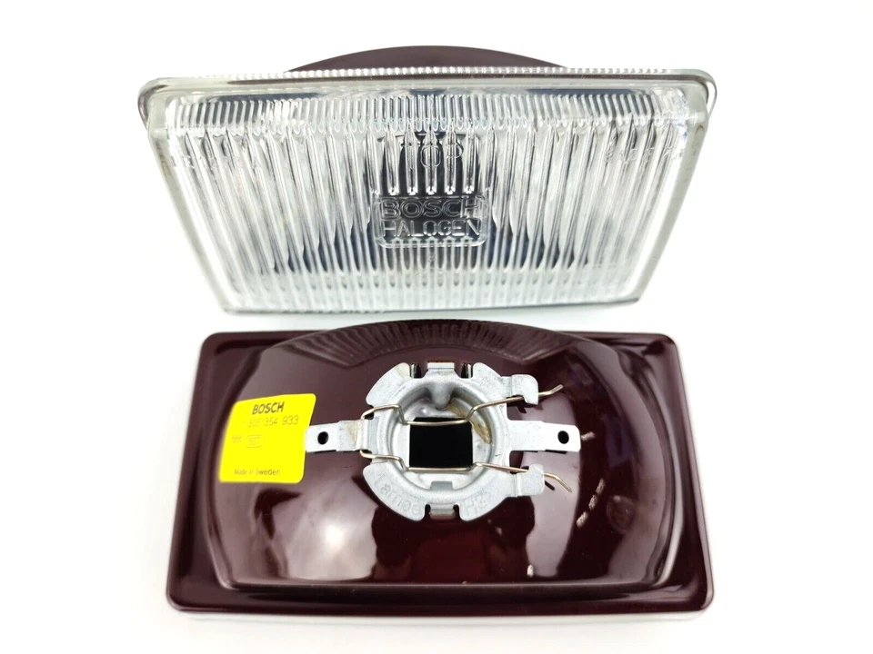Par de 2 luces antiniebla de vidrio Bosch E21 E12 E23 E24 E30 Volvo 740 1305354933 NOS Foto 3 de 4