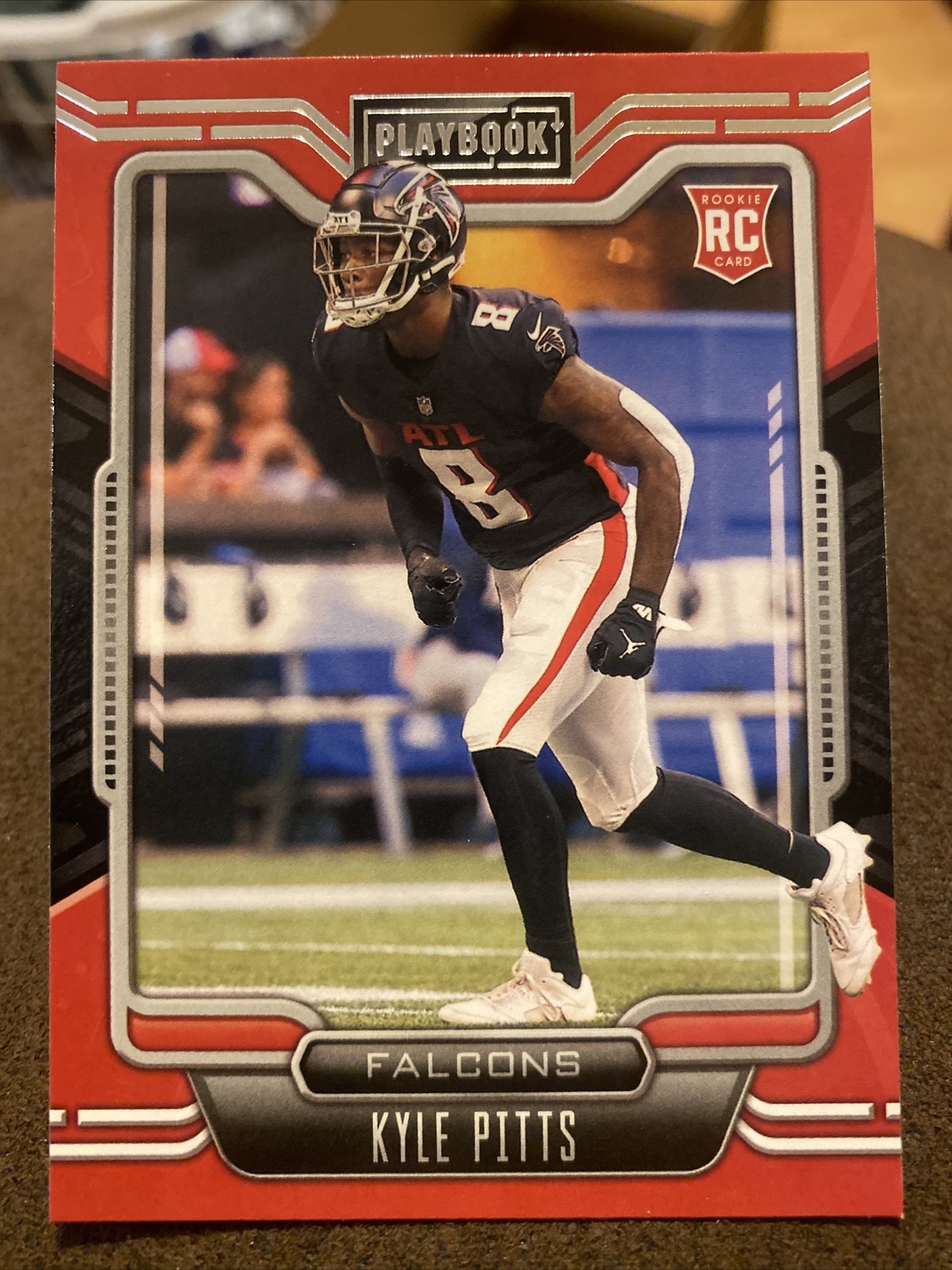 2021 Panini Playbook Kyle Pitts Rookie Card RC #104 Kyle Pitts Playbook Falcons