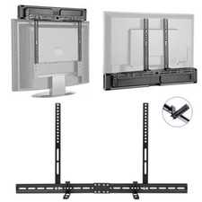 Extra Wide Adjustable Streaming Box Soundbar Mount TV Speaker Bracket Universal