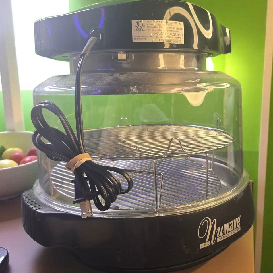 Forno infravermelho NuWave com controles digitais e forno de bancada de convecção de anel externo - Imagem 4 de 4