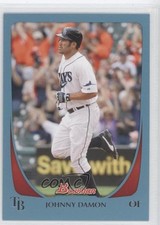 2011 Bowman Blue 104/500 Johnny Damon #169 14ij