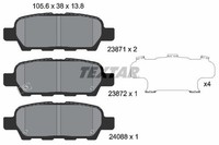 NEU - Textar 2387101 Bremsbelagsatz, Scheibenbremse FüR Infiniti Renault