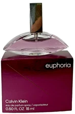 Calvin Klein EUPHORIA Eau de Parfum Spray Perfume 0.5 Oz 15ml   NEW