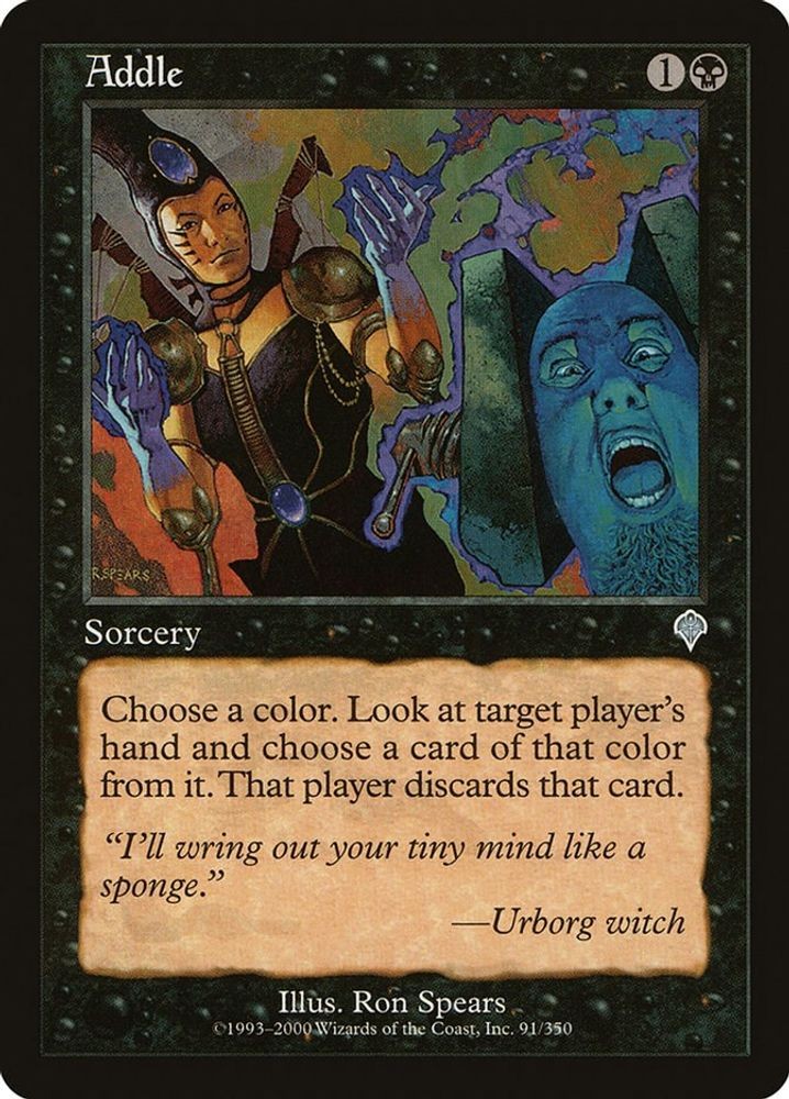Addle #91 Invasion Lightly Played Magic The Gathering