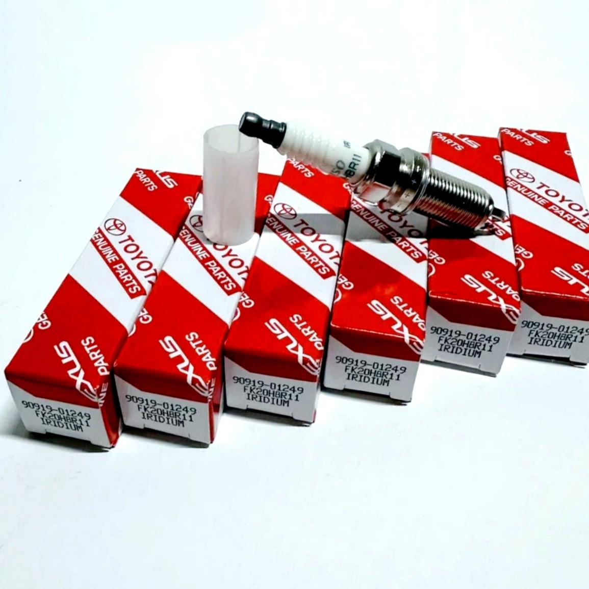 6x OEM 90919-01249 Iridium Spark Plug for Camry Lexus GS LS FK20HBR11 Denso 3473