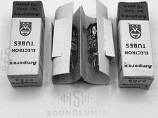 2x Amperex E88CC 6922 PQ D-getter Pinched Waist Original Box- Heerlen '57 - NOS+