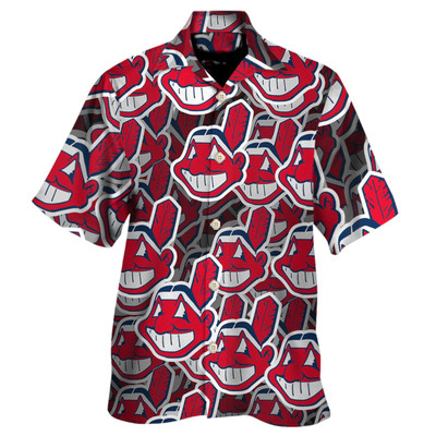 Team Cleveland Indians Sport Hawaiian Shirt For Mens, Luxury