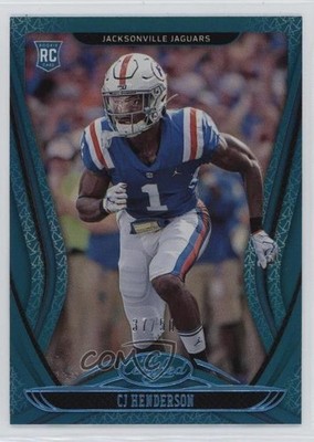 2020 Certified Rookies Mirror Teal 37/50 CJ Henderson #150 Rookie RC un2