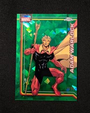 2026 Topps Chrome Marvel Sapphire Edition #2 Adam Warlock Green Sapphire /99