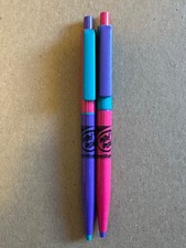 Vintage Intel Pentium II processor w/MMX technology logo'd multicolor pen (Pair)