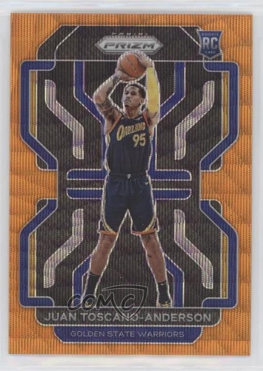 2021-22 Panini Prizm Orange Wave Prizm 6/60 Juan Toscano-Anderson #295 5l1