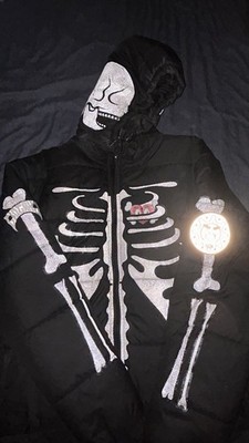 GLO Gang Worldwide~CHIEF KEEF  Men s Puffer Coat~(3M Reflective) BLACK XL