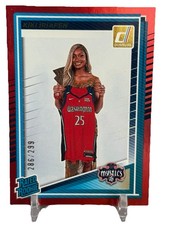 2025 Donruss WNBA Basketball Rated Rookie Kiki Iriafen Holo Red /299 Mystics