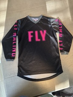 Fly Racing F 16 BMX Jersey Size YM Black Magenta