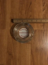 Vintage Union Pacific Railroad Sun Valley, Idaho Utah Parks Co. Glass Ashtray